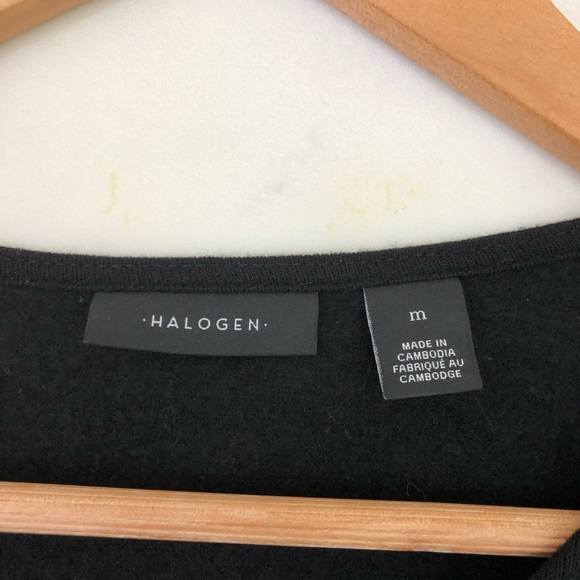 🖤SOLD🖤Halogen Tie Sleeve Sweater in Black - Picture 3 of 6